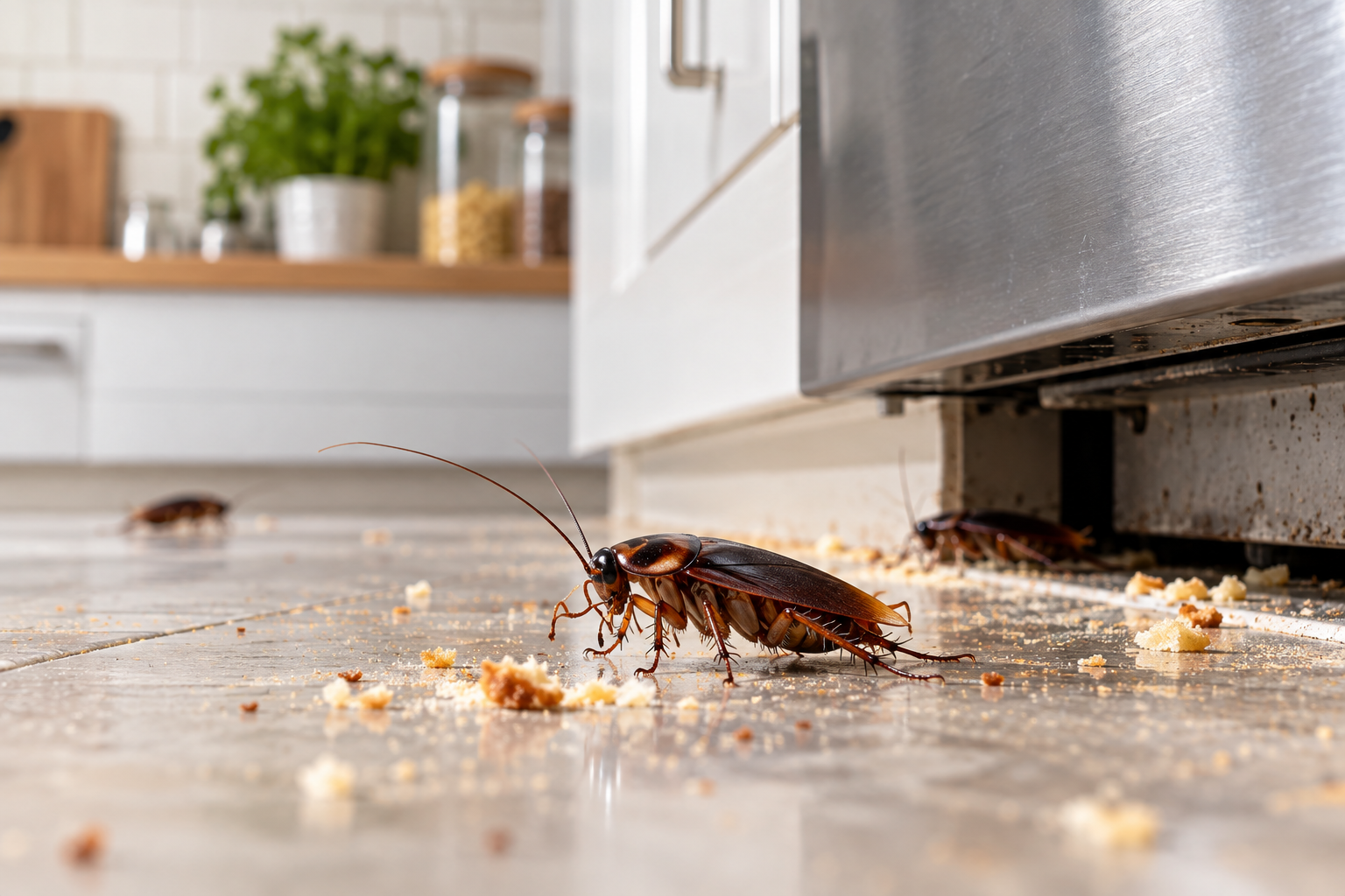 Cafards dans la cuisine : comment s’en débarrasser ?
